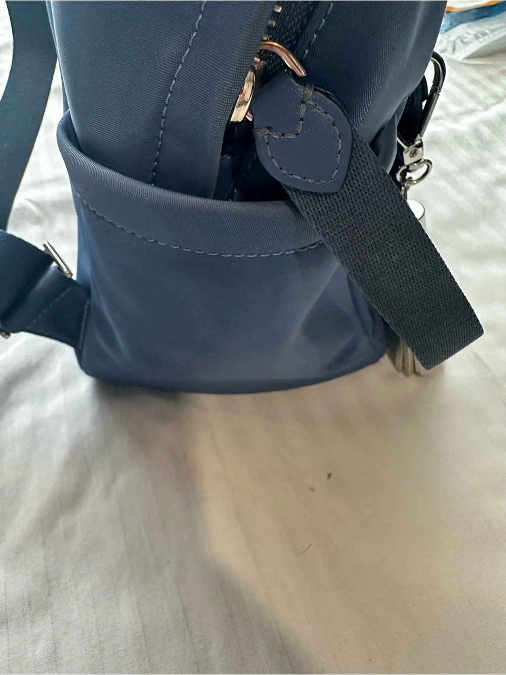 Kate Spade Chelsea Nylon Medium Backpack - Blazer Blue / Gold Hardware